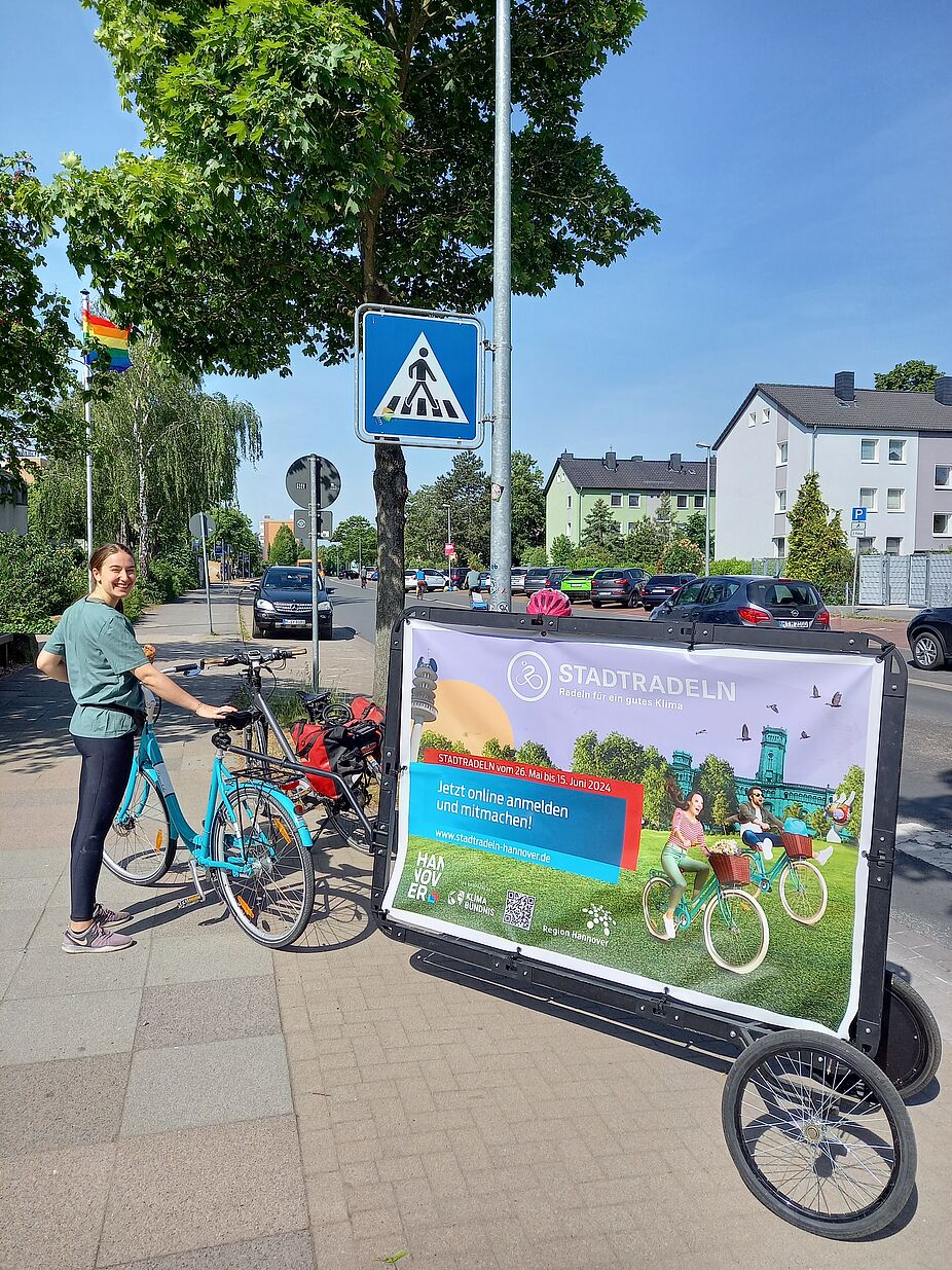 Stadtradeln 2024 Kreidespray Aktion