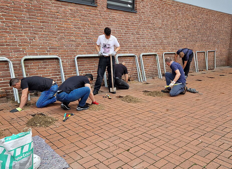 Tatkräftiger Einsatz