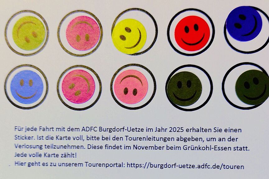 Touren-Sammelkarte 2025