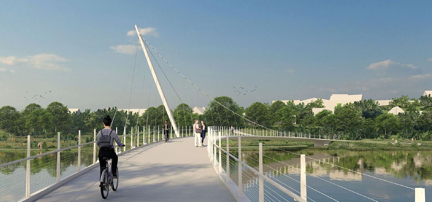 Die neue Ruhrbrücke
